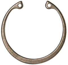 Rotor Clip - 0.062" Thick, Passivated Finish, Stainless Steel Snap Internal Retaining Ring - 0.068" Groove Width, 0.057" Groove Depth, 1.989" Groove Diam, Grade 15-7 Grade 632 - Industrial Tool & Supply