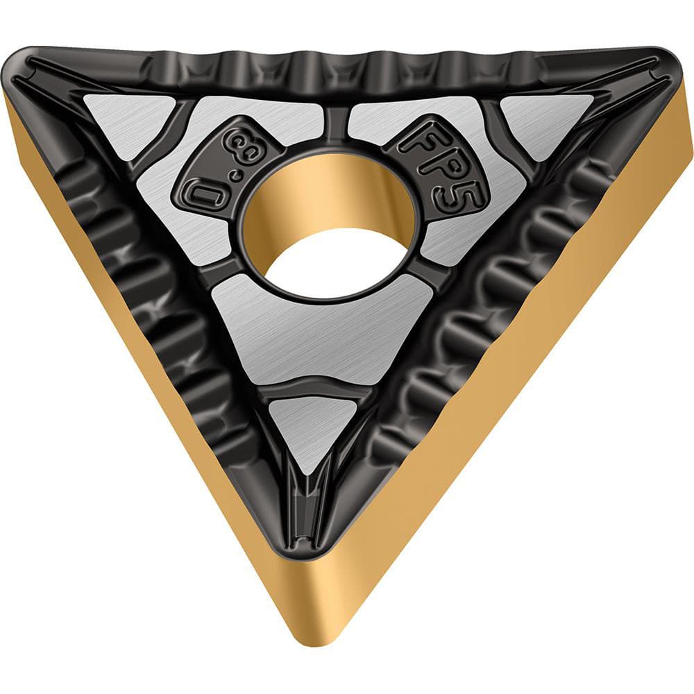Turning Insert:  TNMG221-FP5 WPP10G,  Solid Carbide TiCN, Al2O3 & TiN Finish,  Neutral,  0.4330″ Long,  1/4″ Inscribed Circle,  0.0160″ Corner Radius,  60.0 &deg N/A Triangle,  Series  TNMG-FP5