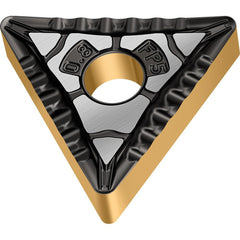 Turning Insert:  TNMG221-FP5 WPP10G,  Solid Carbide TiCN, Al2O3 & TiN Finish,  Neutral,  0.4330″ Long,  1/4″ Inscribed Circle,  0.0160″ Corner Radius,  60.0 &deg N/A Triangle,  Series  TNMG-FP5