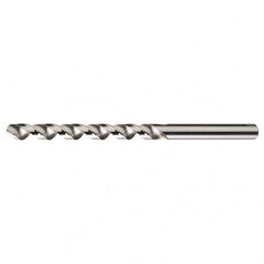#55 RHS / RHC HSS 118 Degree Radial Point High Helix Taper Length Drill - Bright - Industrial Tool & Supply