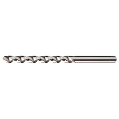 7/16 RHS / RHC HSS 118 Degree Radial Point High Helix Taper Length Drill - Bright - Exact Industrial Supply