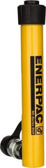 Enerpac - 5 Ton, 7" Stroke, 6.96 Cu In Oil Capacity, Portable Hydraulic Single Acting Cylinder - 0.99 Sq In Effective Area, 10.75" Lowered Ht., 17.75" Max Ht., 1.13" Cyl Bore Diam, 1" Plunger Rod Diam, 10,000 Max psi - Industrial Tool & Supply