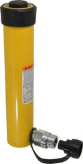 Enerpac - 10 Ton, 8" Stroke, 17.89 Cu In Oil Capacity, Portable Hydraulic Single Acting Cylinder - 2.24 Sq In Effective Area, 11.75" Lowered Ht., 19.75" Max Ht., 1.69" Cyl Bore Diam, 1.5" Plunger Rod Diam, 10,000 Max psi - Industrial Tool & Supply