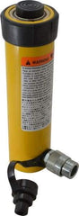 Enerpac - 15 Ton, 6" Stroke, 18.85 Cu In Oil Capacity, Portable Hydraulic Single Acting Cylinder - 3.14 Sq In Effective Area, 10.69" Lowered Ht., 16.69" Max Ht., 2" Cyl Bore Diam, 1.625" Plunger Rod Diam, 10,000 Max psi - Industrial Tool & Supply