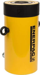 Enerpac - 100 Ton, 6.63" Stroke, 136.67 Cu In Oil Capacity, Portable Hydraulic Single Acting Cylinder - 20.63 Sq In Effective Area, 14.06" Lowered Ht., 20.69" Max Ht., 5.13" Cyl Bore Diam, 4.125" Plunger Rod Diam, 10,000 Max psi - Industrial Tool & Supply
