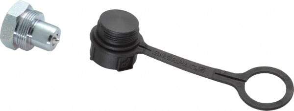 Enerpac - 3/8 NPTF Hydraulic Hose High-Flow Male Coupler - 10,000 psi - Industrial Tool & Supply