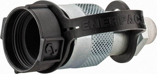 Enerpac - 3/8 NPTF Hydraulic Hose High-Flow Female Coupler - 10,000 psi - Industrial Tool & Supply