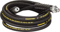 Enerpac - 1/4" Inside Diam x 3/8 NPT 20' Hydraulic Pump Hose - 10,000 psi, CH-604 Opposite End, Rubber - Industrial Tool & Supply