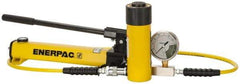 Enerpac - 25 Ton Capacity, Cylinder No. RC-256, Manual Hydraulic Pump & Cylinder Set - Pump No. P-392 - Industrial Tool & Supply