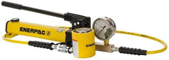Enerpac - 30 Ton Capacity, Cylinder No. RCS-302, Manual Hydraulic Pump & Cylinder Set - Pump No. P-392 - Industrial Tool & Supply