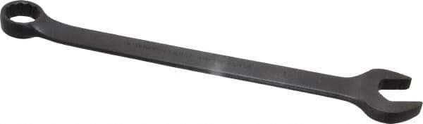 Proto - 1" 12 Point Offset Combination Wrench - 15° Offset Angle, 14" OAL, Steel, Black Finish - Industrial Tool & Supply