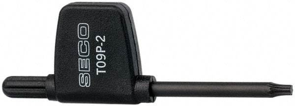 Seco - T9P Torx Plus Drive, Key and Driver for Indexable Tools - Compatible with Anvil Screws - Industrial Tool & Supply
