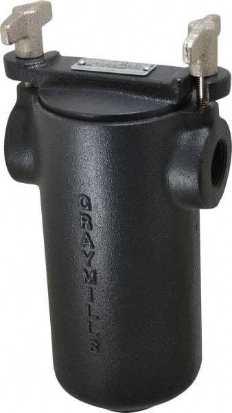 Graymills - 1 Outlet Size, Pump Filter - 11-3/4 Long, 30 Mesh - Industrial Tool & Supply