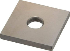 Mitutoyo - 0.123" Square Steel Gage Block - Accuracy Grade 0, Includes Certificate of Inspection - Industrial Tool & Supply