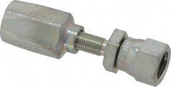 Parker - 7/16-20 Thread Hydraulic Hose Fitting - -4 Hose Size, 1/4" Hose Diam - Industrial Tool & Supply