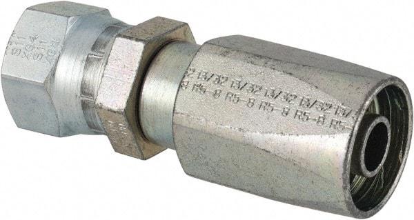 Parker - 3/4-16 Thread Hydraulic Hose Fitting - -8 Hose Size, 1/2" Hose Diam - Industrial Tool & Supply