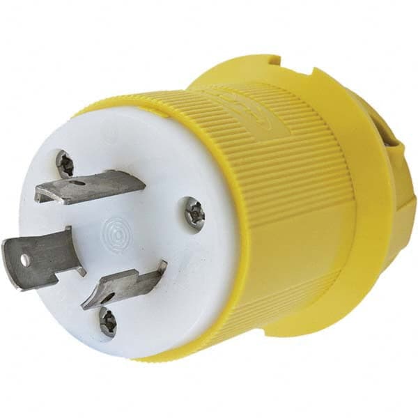 Hubbell Wiring Device-Kellems - 250V 20A NEMA L6-20P Marine Twist Lock Plug - Industrial Tool & Supply