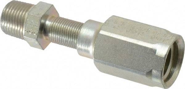 Parker - 3/8-18 Thread Hydraulic Hose Fitting - -6 Hose Size, 3/8" Hose Diam - Industrial Tool & Supply