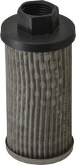 Parker - 15 LPM, 4 GPM, 2.67" Diam, Suction Strainer with Bypass - 1/2 Port NPT, 3.1" Long - Industrial Tool & Supply