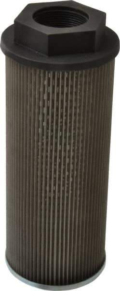 Parker - 130 LPM, 34 GPM, 4" Diam, Suction Strainer with Bypass - 1-1/2 Port NPT, 9.85" Long - Industrial Tool & Supply