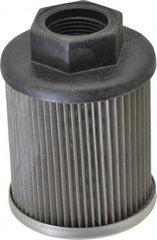Parker - 25 LPM, 7 GPM, 2.52" Diam, Suction Strainer without Bypass - 3/4 Port NPT, 3.55" Long - Industrial Tool & Supply