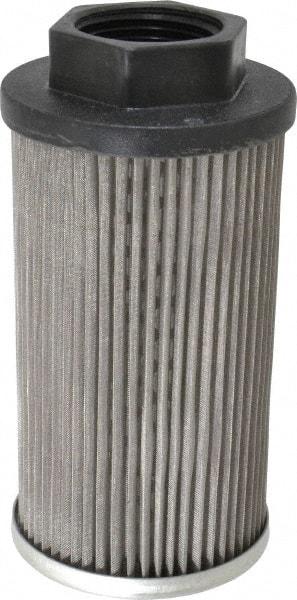 Parker - 50 LPM, 13 GPM, 2.52" Diam, Suction Strainer without Bypass - 1 Port NPT, 5-1/2" Long - Industrial Tool & Supply