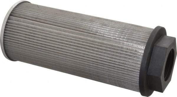 Parker - 130 LPM, 34 GPM, 3.39" Diam, Suction Strainer without Bypass - 1-1/2 Port NPT, 9.85" Long - Industrial Tool & Supply