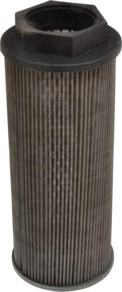 Parker - 180 LPM, 48 GPM, 3.39" Diam, Suction Strainer without Bypass - 2 Port NPT, 10.24" Long - Industrial Tool & Supply