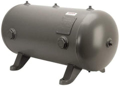 Made in USA - 20 Gallon, 200 Max psi Horizontal Tank - 1-1/2" Inlet, 33" Tank Length x 14" Tank Diam - Industrial Tool & Supply