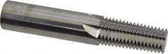 Scientific Cutting Tools - 1, 2 - 11-1/2 Thread, 3/4" Shank Diam, Bright Coating, Solid Carbide Straight Flute Thread Mill - 5 Flutes, 4" OAL, 1" Min Noml Diameter - Industrial Tool & Supply