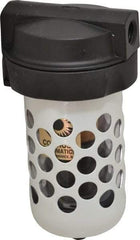 Coilhose Pneumatics - 1/4" Port, 5" High, FRL Filter with Polycarbonate Bowl & Automatic Drain - 150 Max psi, 120°F Max, 4 oz Bowl Capacity - Industrial Tool & Supply