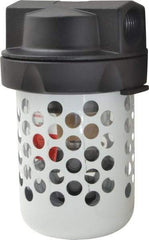 Coilhose Pneumatics - 1" Port, 9" High, FRL Filter with Polycarbonate Bowl & Automatic Drain - 150 Max psi, 120°F Max, 23 oz Bowl Capacity - Industrial Tool & Supply