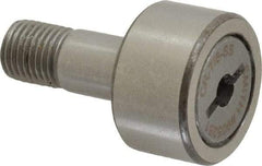 Accurate Bushing - 7/8" Roller Diam x 1/2" Width, 3/8" Stud Diam x 7/8" Length, Stud Cam Follower - Stainless Steel, 3/8" Thread Length, 3/8-24 Thread, 1-3/8" OAL, 1,245 Lb Dynamic Cap - Industrial Tool & Supply