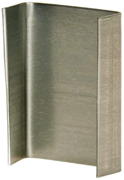 Made in USA - 3/4 Inch Wide, Snap On, Steel Open Seal - 1,000 Piece - Industrial Tool & Supply