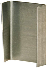 Made in USA - 3/4 Inch Wide, Snap On, Steel Open Seal - 1,000 Piece - Industrial Tool & Supply