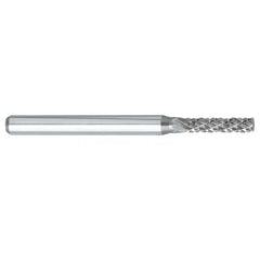 ‎SN-42 -3mm × 5mm LOC × 3mm Shank × 38mm OAL 10 Degree Inverted Angle Carbide Medium Tough Cut Burr - Industrial Tool & Supply