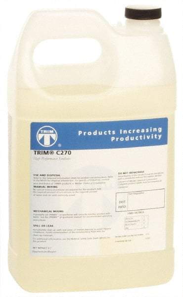 Master Fluid Solutions - Trim C270, 1 Gal Bottle Cutting & Grinding Fluid - Synthetic, For Drilling, Reaming, Tapping - Industrial Tool & Supply