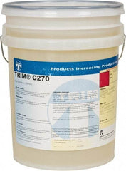 Master Fluid Solutions - Trim C270, 5 Gal Pail Cutting & Grinding Fluid - Synthetic, For Drilling, Reaming, Tapping - Industrial Tool & Supply