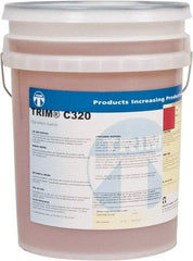 Master Fluid Solutions - Trim C320, 5 Gal Pail Cutting & Grinding Fluid - Synthetic, For Drilling, Form-Grinding, Reaming, Tapping - Industrial Tool & Supply