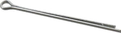 Value Collection - 1/16" Diam x 1-1/2" Long Extended Prong Cotter Pin - Grade 2, Zinc-Plated, Steel - Industrial Tool & Supply