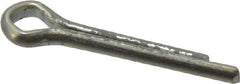 Value Collection - 1/8" Diam x 3/4" Long Extended Prong Cotter Pin - Grade 2, Zinc-Plated, Steel - Industrial Tool & Supply