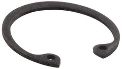 Value Collection - 29/64" Nominal, 0.025" Thick, Phosphate Finish, Spring Steel Snap Internal Retaining Ring - 0.029" Groove Width, 0.012" Groove Depth, 0.477" Groove Diam - Industrial Tool & Supply