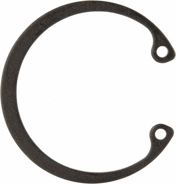 Value Collection - 1-5/16" Nominal, 0.05" Thick, Phosphate Finish, Spring Steel Snap Internal Retaining Ring - 0.056" Groove Width, 0.042" Groove Depth, 1.396" Groove Diam - Industrial Tool & Supply