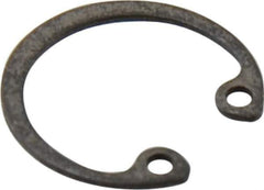 Value Collection - 5/16" Nominal, 0.015" Thick, Phosphate Finish, Spring Steel Snap Internal Retaining Ring - 0.02" Groove Width, 0.009" Groove Depth, 0.33" Groove Diam - Industrial Tool & Supply