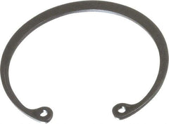 Value Collection - 2" Nominal, 0.062" Thick, Phosphate Finish, Spring Steel Snap Internal Retaining Ring - 0.068" Groove Width, 0.061" Groove Depth, 2.122" Groove Diam - Industrial Tool & Supply
