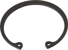 Value Collection - 2-1/8" Nominal, 0.078" Thick, Phosphate Finish, Spring Steel Snap Internal Retaining Ring - 0.086" Groove Width, 0.063" Groove Depth, 2.251" Groove Diam - Industrial Tool & Supply