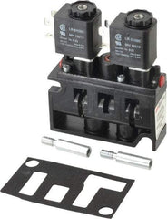 ARO/Ingersoll-Rand - 1/4", 2-Position Alpha Stacking Solenoid Valve - 120 VAC, 1.9 CV Rate, 3-7/8" High x 3-15/32" Long - Industrial Tool & Supply