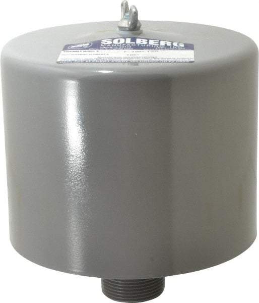 Made in USA - 1-1/4" Port, 6" High x 6" Wide, FRL Filter - 80 SCFM, 220°F Max - Industrial Tool & Supply
