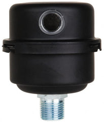 Made in USA - 1/2" Port, 3-15/16" High x 3-1/4" Wide Filter - Industrial Tool & Supply