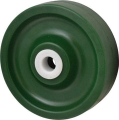 Albion - 6 Inch Diameter x 2 Inch Wide, Polyurethane Caster Wheel - 1,000 Lb. Capacity, 2-3/16 Inch Hub Length, 3/4 Inch Axle Diameter, Delrin Bearing - Industrial Tool & Supply